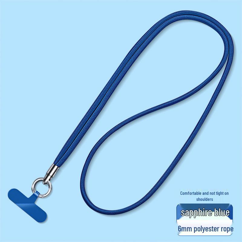 Šňůrka na mobilní telefon na zápěstí a přes tělo s kroužkem na prst, popruh proti ztrátě a těsnění proti pádu