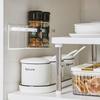 Spice Bottle Storage Rack Kitchen Spice Jar Rack Home Self Adhesive Wall Mounted Holder Clips Seasoning Carrier Tools