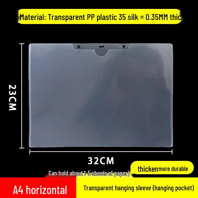 Durable Translucent Multi-Size Document Sleeve & Organizer
