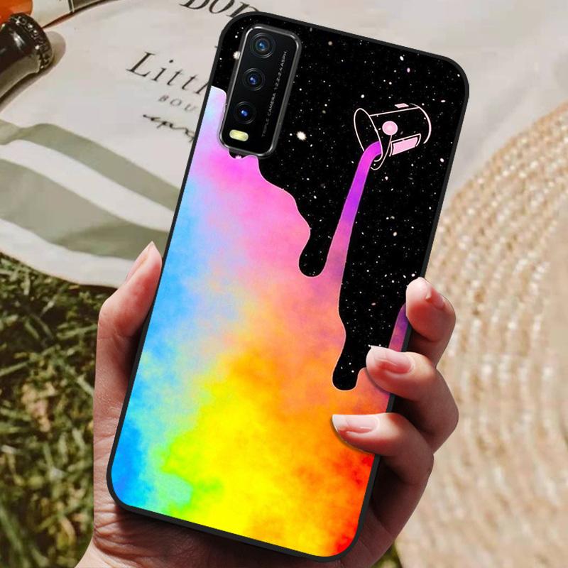 For Vivo Y11S Case Silicone Soft TPU Phone Cover For Vivo Y12s V2027 Case Cartoon Case Protective Bumper For Vivo V2032 Y11s