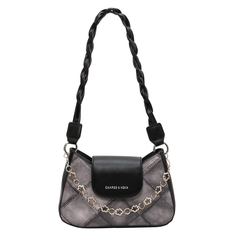 

Women s Underarm Shoulder Bag Trendy Messenger Crossbody Purse Autumn Winter New Arrival Stylish Casual Adjustable Strap Handbag чёрный