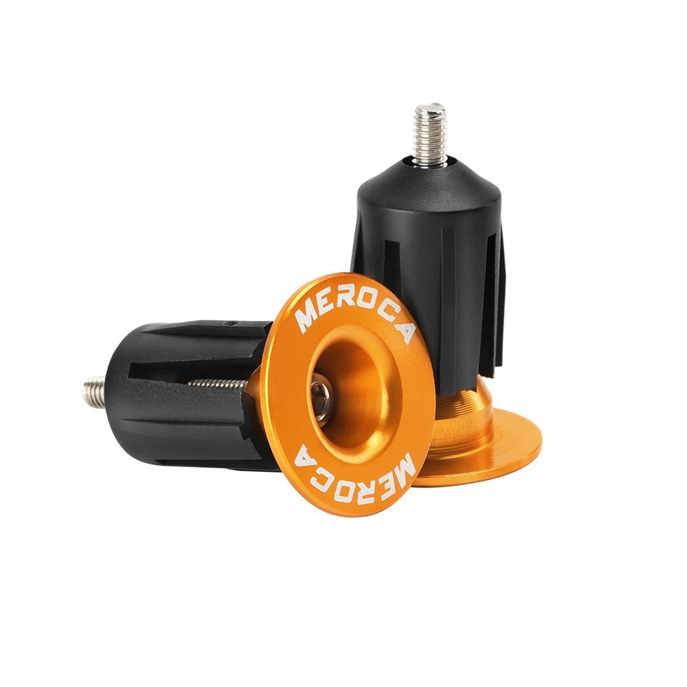 

2pcs Aluminum Alloy Handlebar End Plug DIY Handlebar End Caps New Bicycle Handlebar Plugs золотой