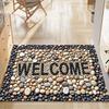 Non-Slip Welcome Doormat, Indoor/Outdoor Front Door Mat Perfect for Home, Office, Hotel Entrances, Welcome Mat for Front Door