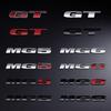 1Pc MG Car Rear Trunk Sticker ABS Material Emblem Decal for GT MG6 MG5 Logo Models - OEM Style Exterior Body Badge