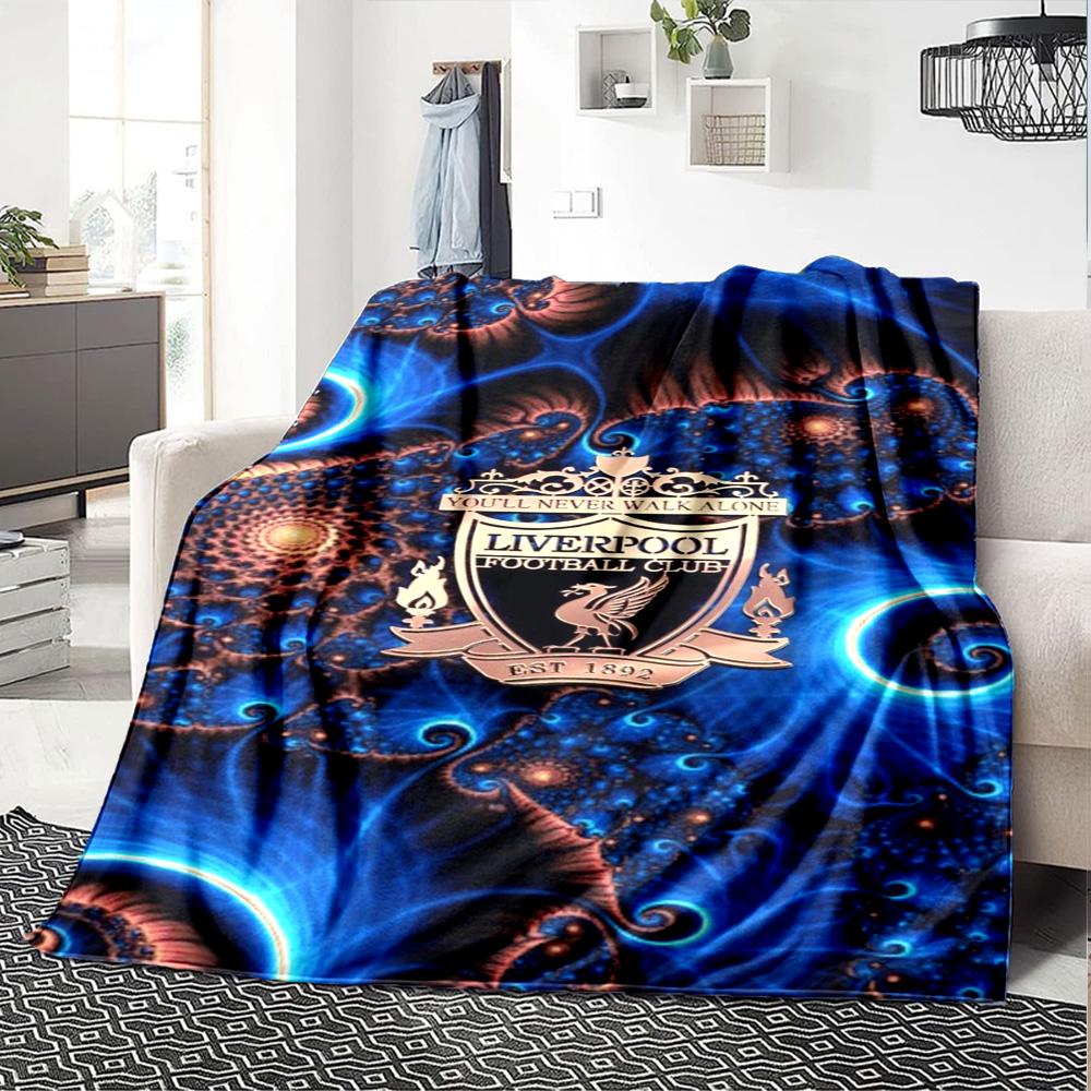 Liverpool Blanket Soft Warm Cozy Perfect for Office Couch Chair for All Seasons Digital Print Ideal Gift for Friends Family Couples Picnic