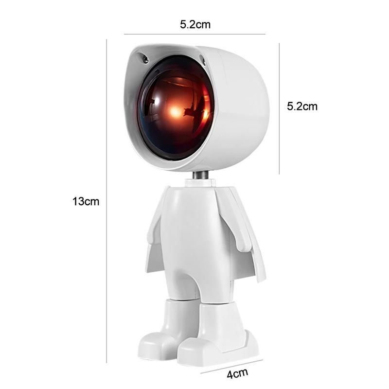 Sunset Projector Lamp LED Night Light USB Power Supply Rainbow Sun Projecting Lights for Background Wall Bedroom Decor Lighting