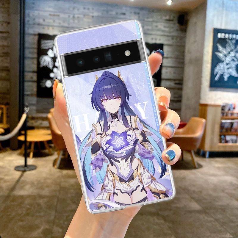 

Honkai Impact 3rd Phone Case For Google Pixel 8 7 6 Pro Soft TPU Shell For Pixel 6A 5 4 5A 4A 3A XL 5G Shockproof Clear Cover Pixel 7