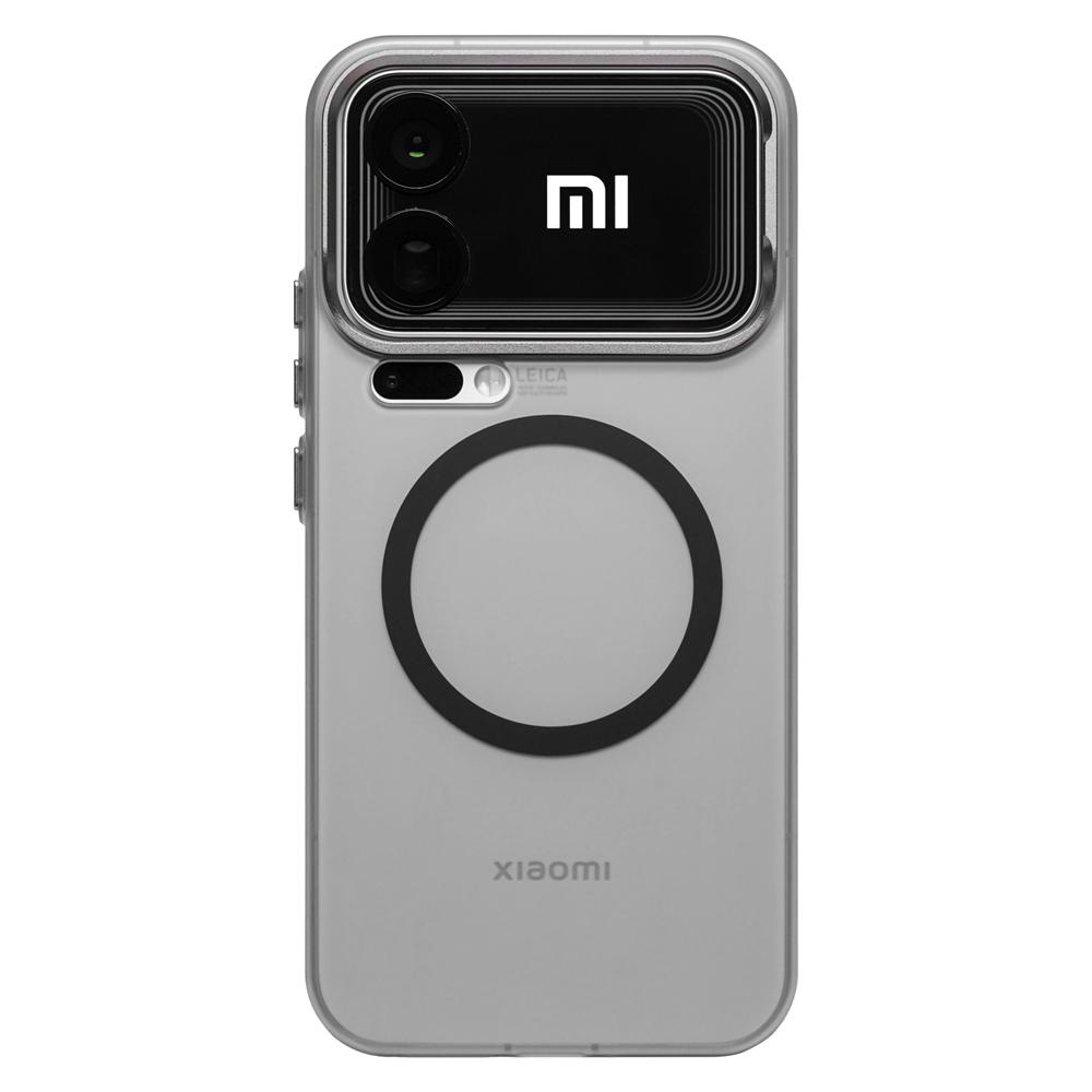 Ultra-dünnes mattes durchscheinendes Hart-PC-Gehäuse für Xiaomi Mi 17 Pro Max Mi17 Schlankes mattiertes magnetisches kabelloses Lade-Legierungs-Objektivabdeckung
