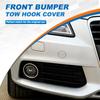 Front Bumper Tow Hook Cover Fit for  A4 B8 Black Durable ABS Exact Match Car Exterior Maintenance Accessory