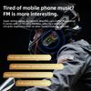Y30A With FM Radio Motorcycle Helmet Headset LCD Display Bluetooth 5.4 Headphones Waterproof Motorcycle Helmet Earphones
