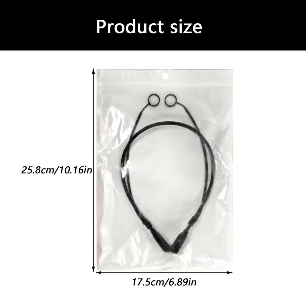 Silicone Anti Loss Cord Leash For Wireless Earbuds Ensures Firm Grips Running Cycling Hiking Convenient Carry Solution