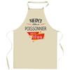 Kitchen Apron - Fishmonger Thank You Brilliant - Resistant Cotton - Printed In France - Adjustable Tie