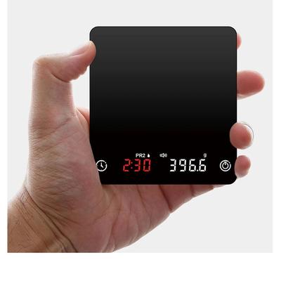 2kg/0.1g Mini Espresso Coffee Scale with Timer for Hand Drip Coffee Kitchen Scale Tools Accessories