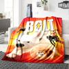Bolt'S Big Adventure Flannel Blanket Super Soft Warm Cozy Blanket For Sofa Bed Office Travel Allseason Home Decor Gift