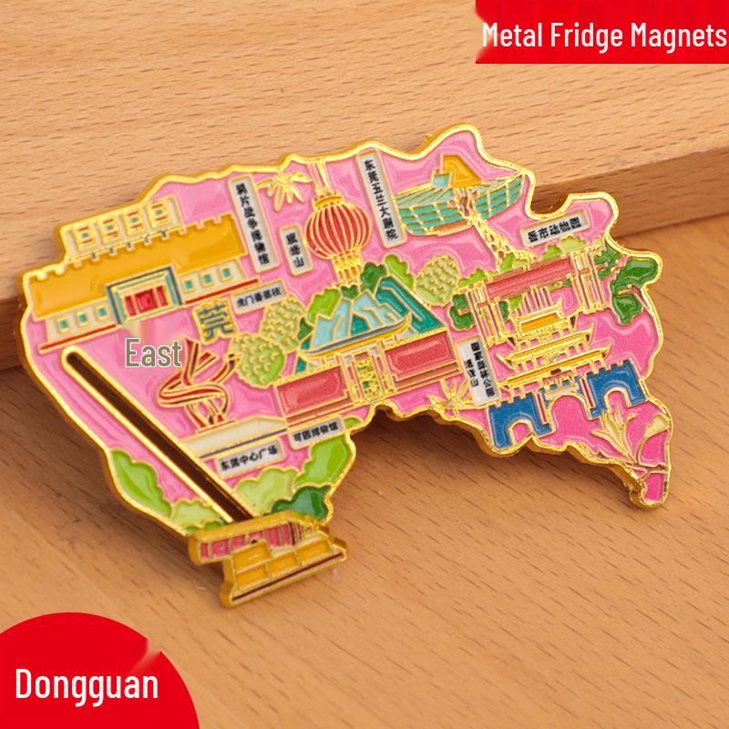 Bijie City Cultural Metal Refrigerator Magnet - New 2025 Style