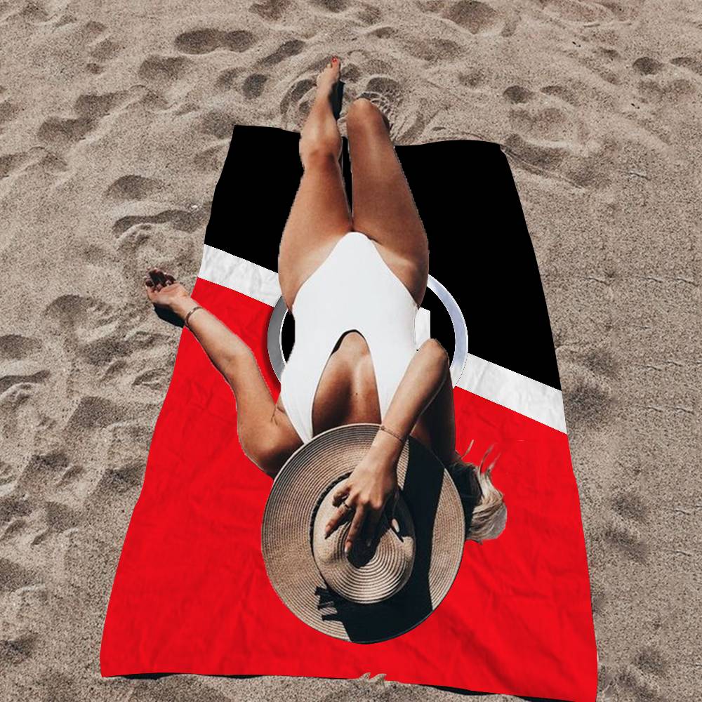 M-Mercury Racing Beach Towel Colorful Bath Towels For Girl Microfiber Quick Dry Sand Free Beach Yoga Spa Gym Pool
