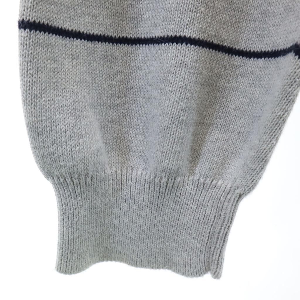 Nautica 90er Jahre Altes Karomuster Langarm Strick XXL Grau Pullover Große Größe Herren Gebraucht