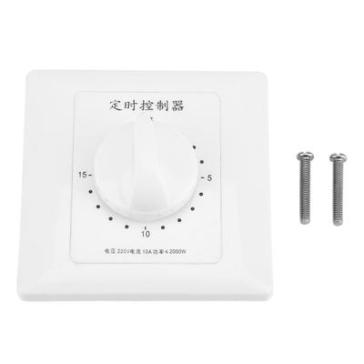 220 V 15 Minuten Wasserpumpen-Timer, mechanischer Countdown, intelligente Zeitschaltuhr für den Innenbereich