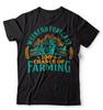 Farming T Shirt Weekend Forecast Funny Farmer Farm T Shirt Gift for Dad Tee Short Sleeve Men's T Shirt Black Casual T Shirt