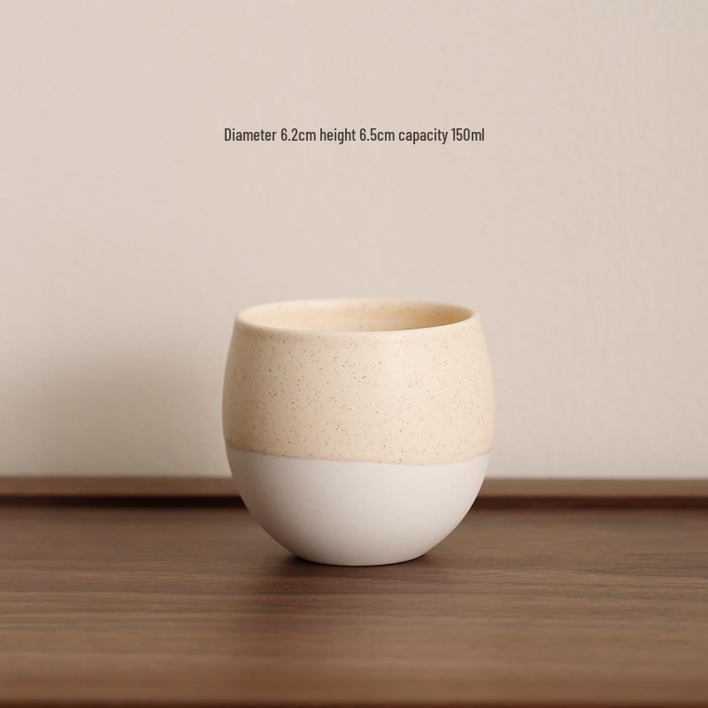 

Японская керамическая чайная чашка - Ретро глазурованная керамика для чая или кофе 150 ml