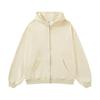 Autumn and Winter Men's Sweater Large Size Loose Retro Solid Color Hooded Sweater Men's Jacket Sports Top