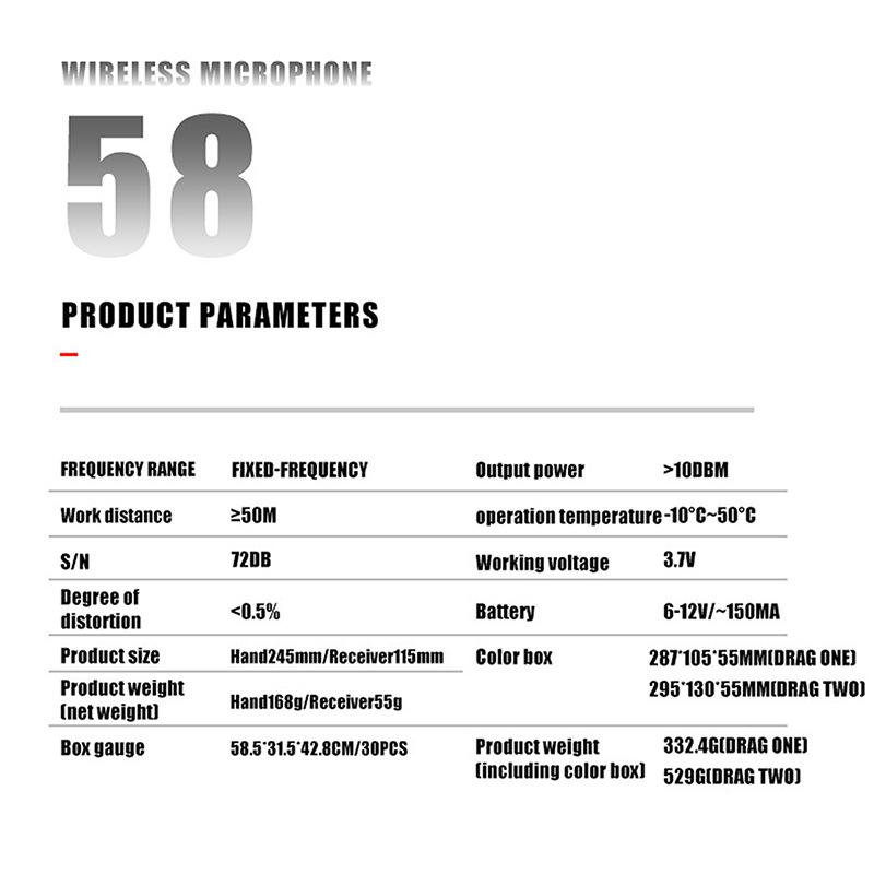 Wireless Dual Microphone Set for Karaoke, Stage, Home, and Outdoor Events