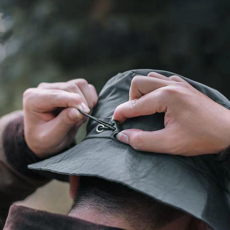Waterproof Fisherman Hat Women Foldable Summer Sun Anti-Uv Protection Camping Hiking Mountaineering Caps Men'S Outdoor Hat