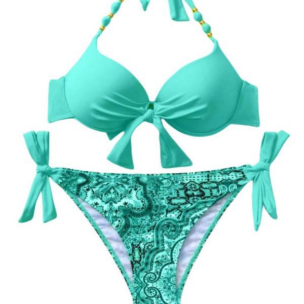 European & American Style Cross-Border Sexy Beach Split Bikini Women's Swimsuit