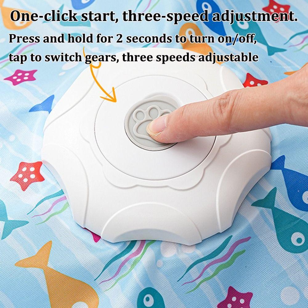 Squeaky Sound Interactive Hide and Seek Cat Toy Relieve Boredom Bite Resistance Hide and Seek Toy Starfish Moving Mechanism