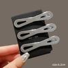 3Pcs Silver Y2k Hair Clips for Women Elegant Metal Duckbill Clip Girls Hairpins Side Bangs Barrettes Girls Hair Accessories