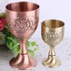 Europeisk Stil Vintage Snidad Vinglas Mini Kalk Pokal Wicca Altare Retro Spådomsprop Buddha Altare Handgjorda Hantverk