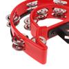 Drum Circle Double Row Rattle Drum Rings Semicircle Tambourine With Mounting Eye Bolt Orff Percussion Musical Instruments