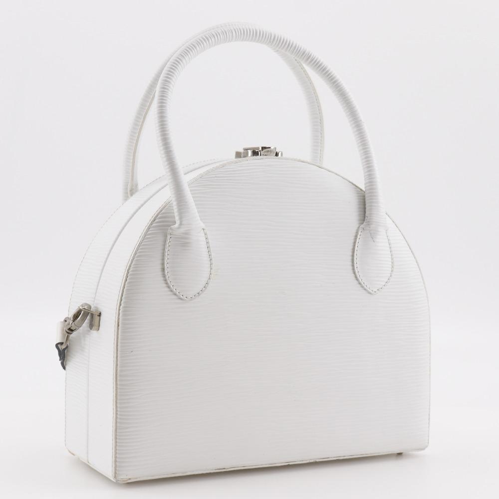 Fendi 2WAYShoulder Handbag Vintage White Calfskin Women Used
