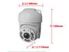5 Million Pixels AHD Dome 350 Degree Degree IP66 Infrared Night AC Adapter Sold Separately XY-18500TVI -A-HW Camera, Pan/45 Tilt, Waterproof, Vision,