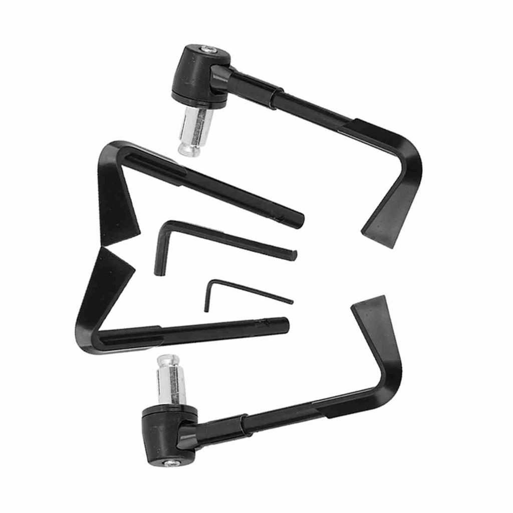 CNC Motorbike Handgrip Guard Brake Levers Protect Guard Motorcycle Protector Handlebar(Black)