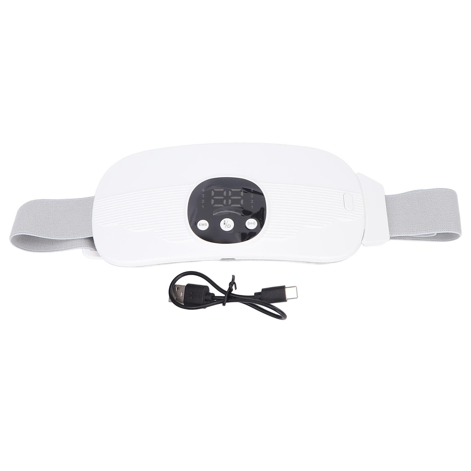 

EMS Waist Massage Belt Abdominal Toning Slimming Belt Lower Back Massager Heating Shaping Pad