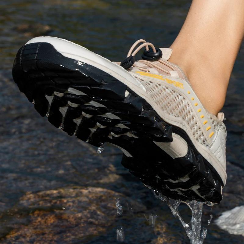 Atmungsaktive Mesh Herren Sneaker Outdoor Schuhe für Herren Sommer Wandersandalen Watschuhe Sportlich Walking Hombre Zapatillas Männlich