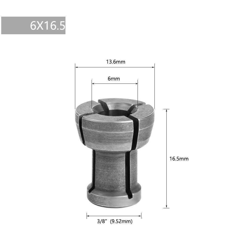 6-10mm Collet Chuck Adapter Accessories Carbon Steel Engraving Machine