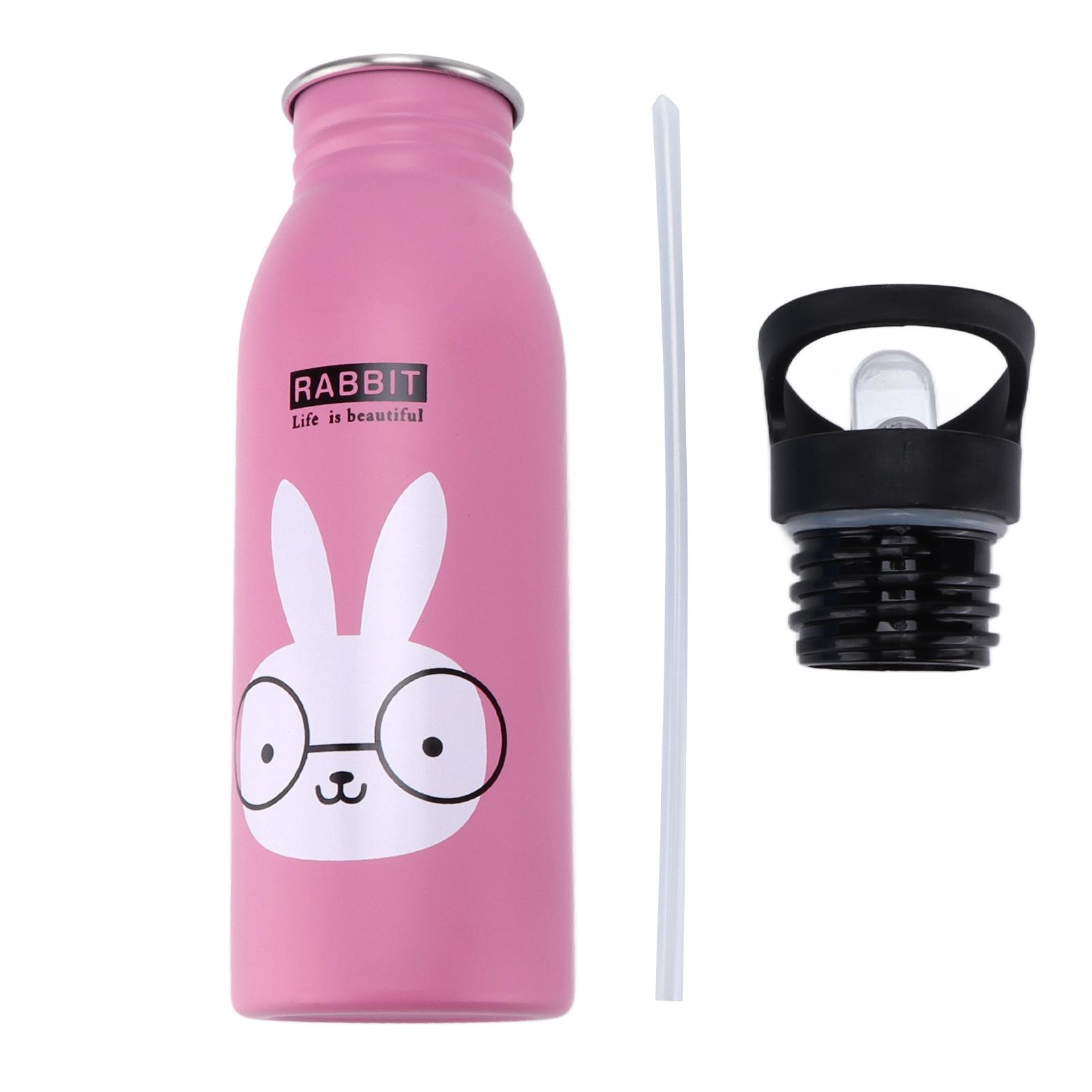 

Бутылка для воды из нержавеющей стали Sport 500 мл. Симпатичная бутылка для воды с вакуумной изоляцией и сосучим ртом для