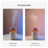 Creative Volcano Humidifier: Seven-Color Aromatherapy Diffuser for Home & Bedroom, Perfect Desktop Gift with Ambient Light