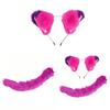 Strukturiertes Tiercharakter-Accessoire mit kontrastierendem Fell-Styling für Halloween-Kostümpartys, kreative Fotos und Auftritte