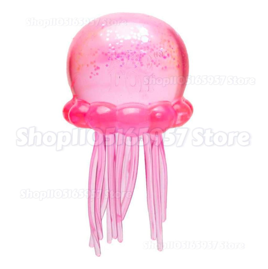 New Jellyfish Squish Beach Water Play Octopus Toy Outdoor Squeeze Toy Simulated Octopus Stress Balls Relief Fidget Toy For Kids