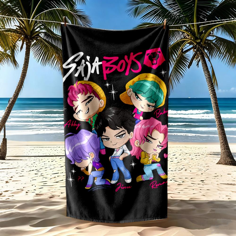 Saja Boys7 Beach Towel Super Soft Microfiber Quickdry Fabric Comfortable Lightweight Portable for Swimming,Beach,Camping, Travel, Beach Accessories