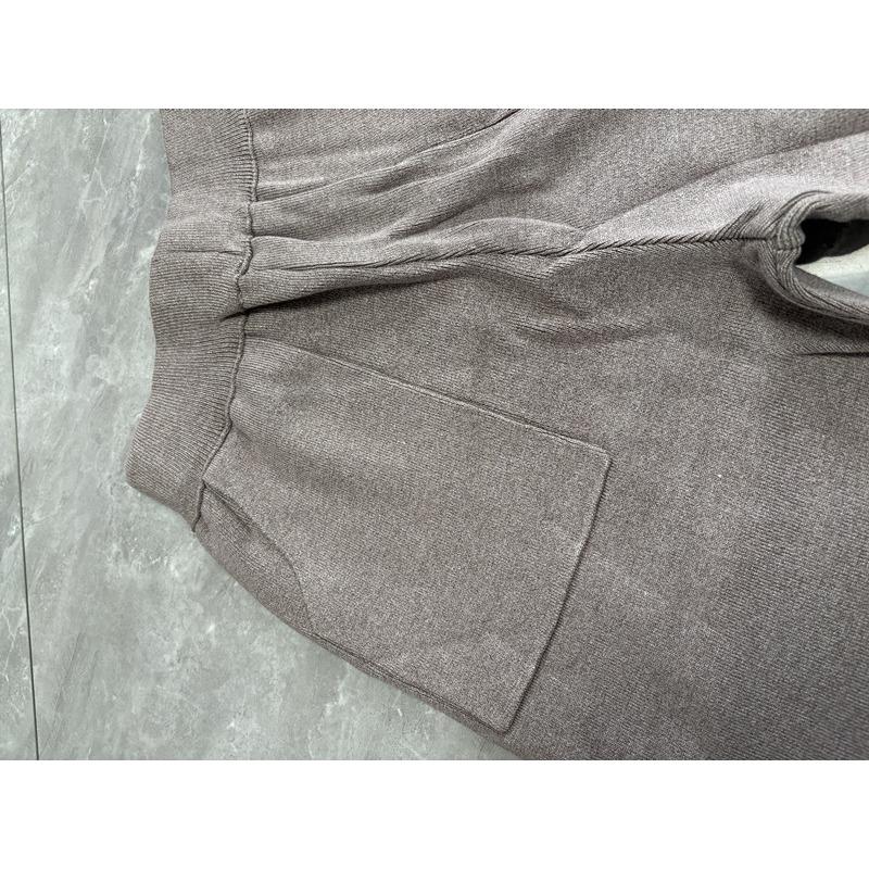 Knitted 2 Pieces Tracksuit Women Spring Autumn Winter O-neck Loose Sweater+Ankle-Length Pants Set with Pocket