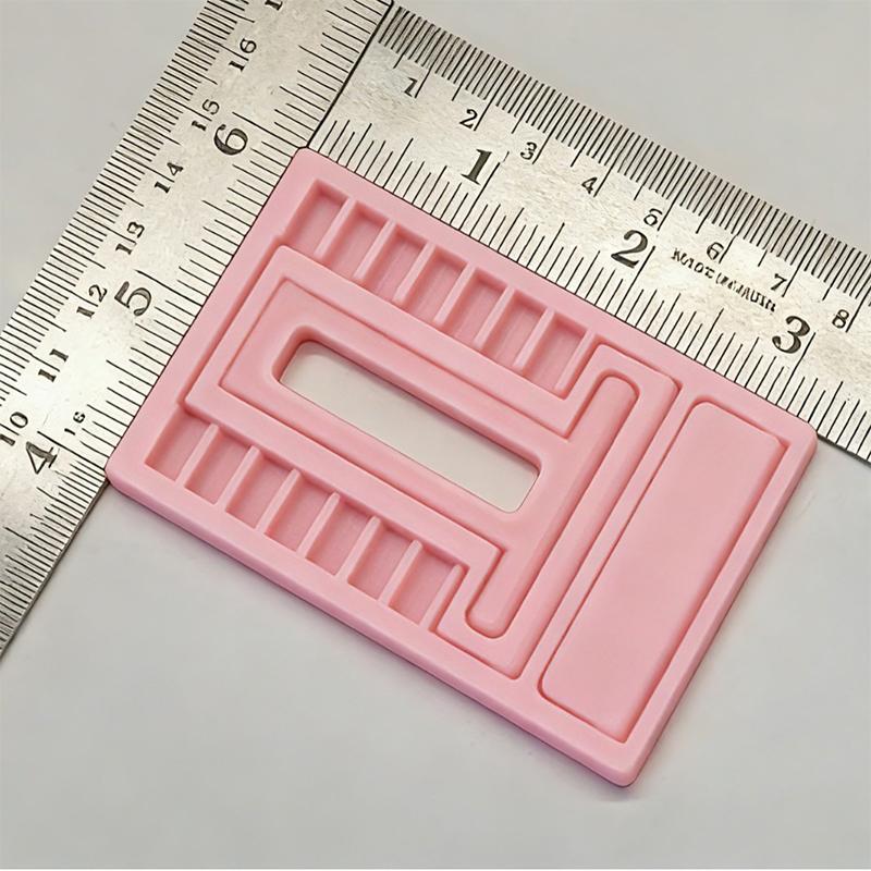 Foldable Desktop Phone Holder 7-Level Adjustable Mini Phone Stand Credit Card Sized Design Portable Compact For Travel & Storage