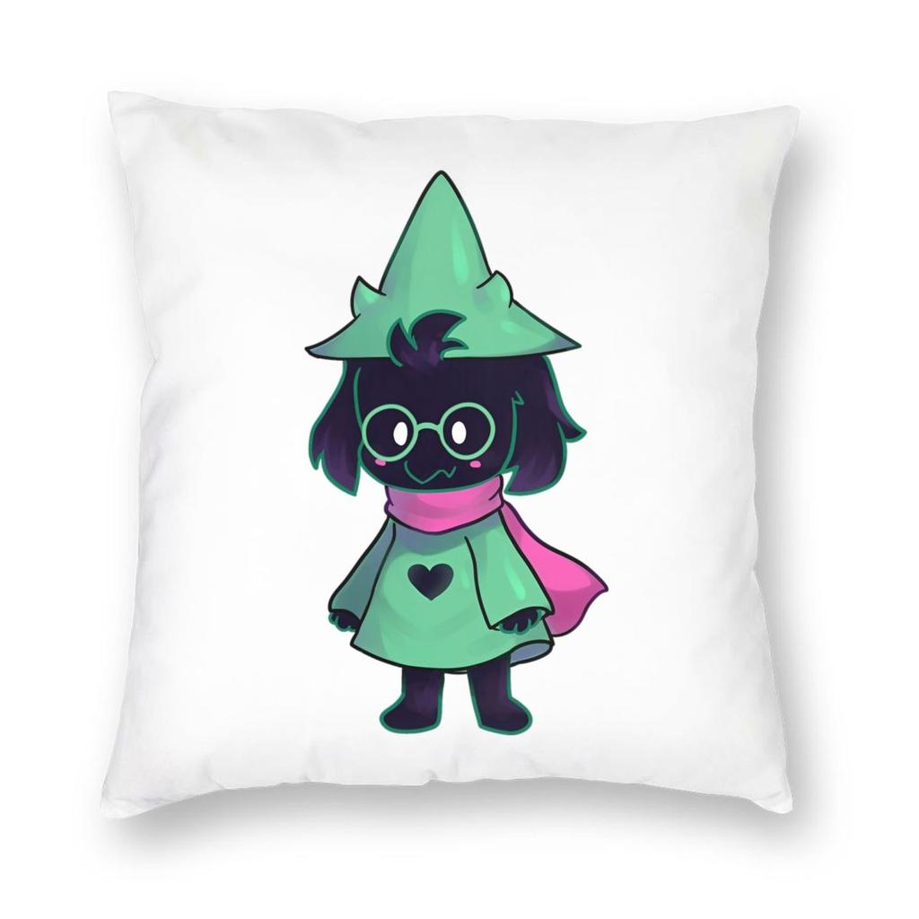 Deltarune Spamton Merch Ralsei Floral Pillowcase Soft Polyester Cushion Cover Decorative Throw Pillow Case Cover Home