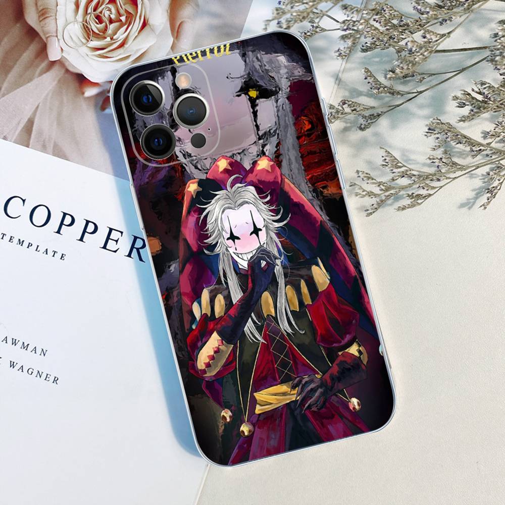 The Freak Circus Pierrot Game Fit For iPhone 16 15 Promax Phone Case iPhone 14 11 12 High end 13 Pro Silicone