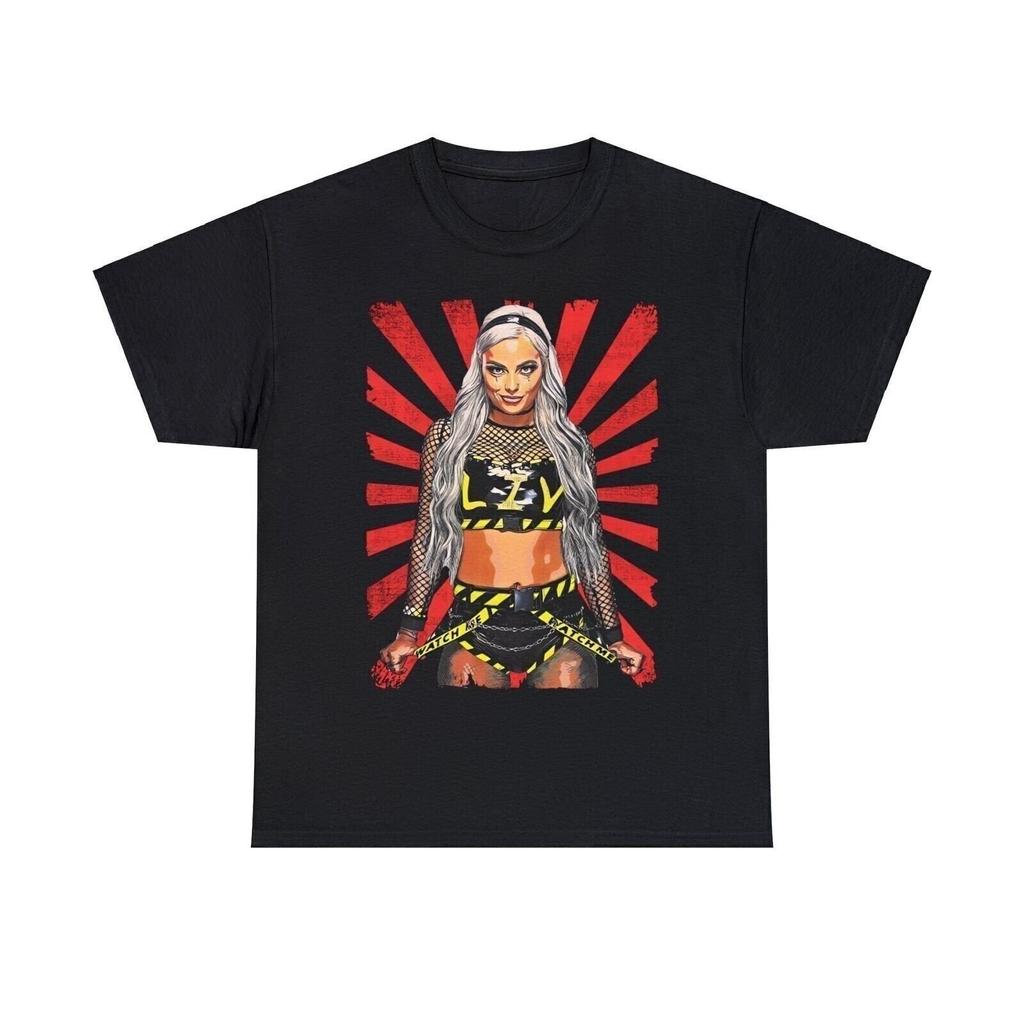 Liv Morgan Watch Me Starburst Black Tshirt