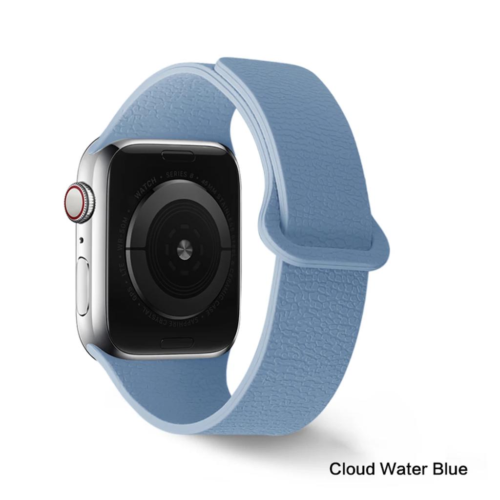 Magnetic Silicone Strap for Apple Watch Band Ultra 3 49mm Series 11 10 42 46mm 9/8/7 45mm 41mm 44 40mm Sport for IWatch 6 5 4SE