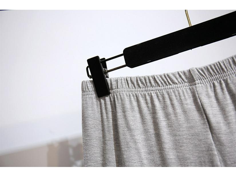 Plus Size Women's Cotton Casual Shorts - Elastic Waist, Anti-Exposure, Loose Fit, Summer Wear